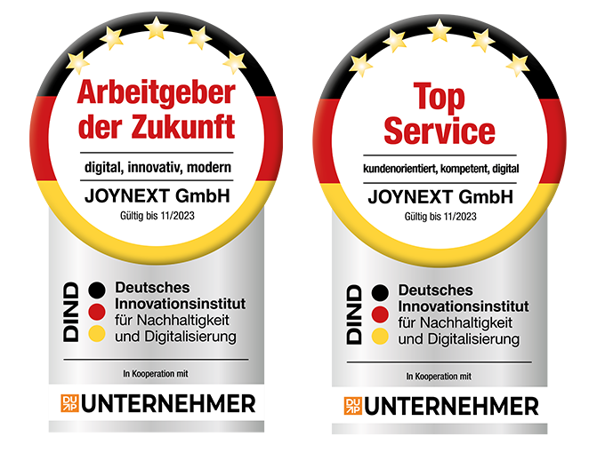 Top Service and Top Employer of the future: JOYNEXT receives two awards  Automotive electronics company is an attractive employer for top talent
