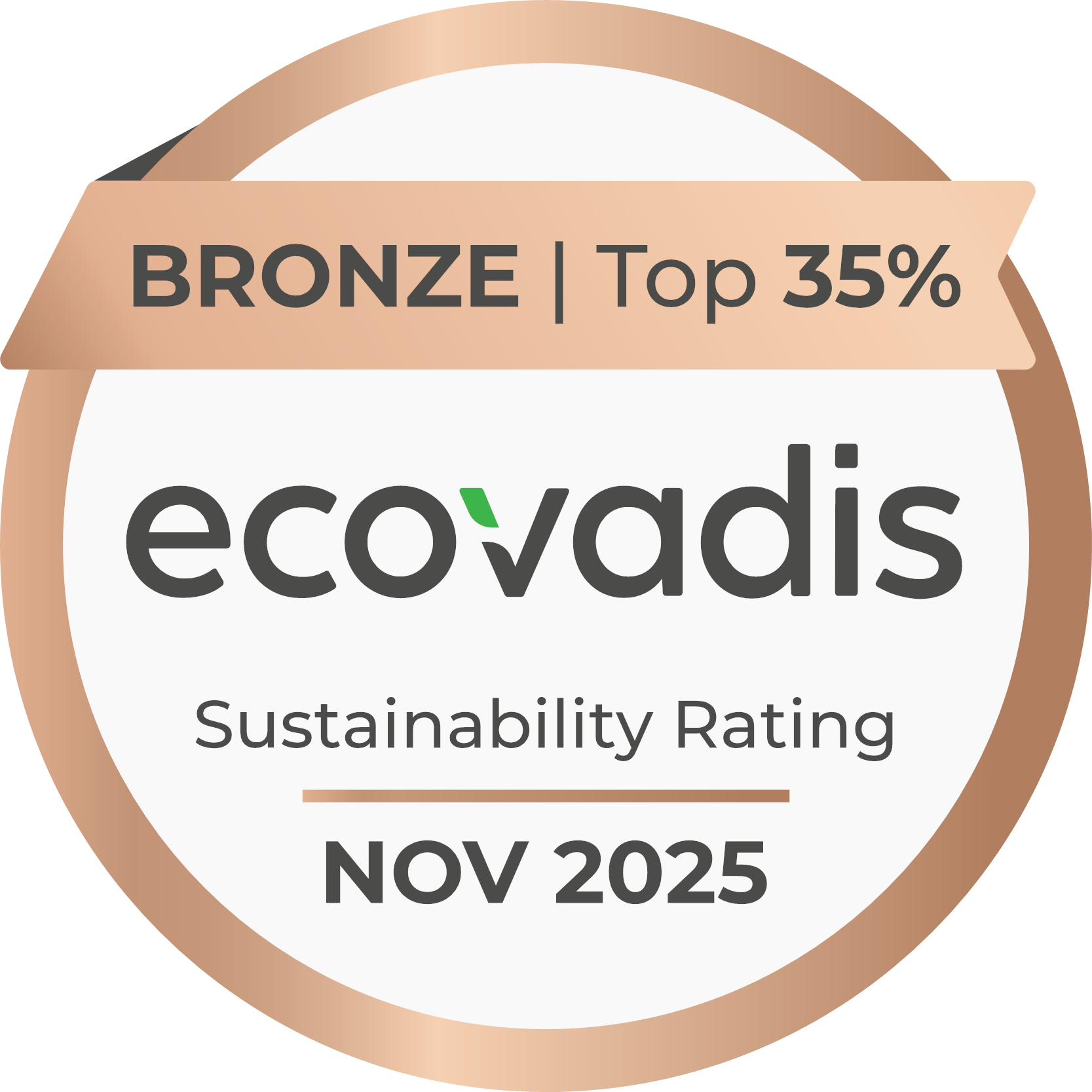 2025 EcoVadis Award
