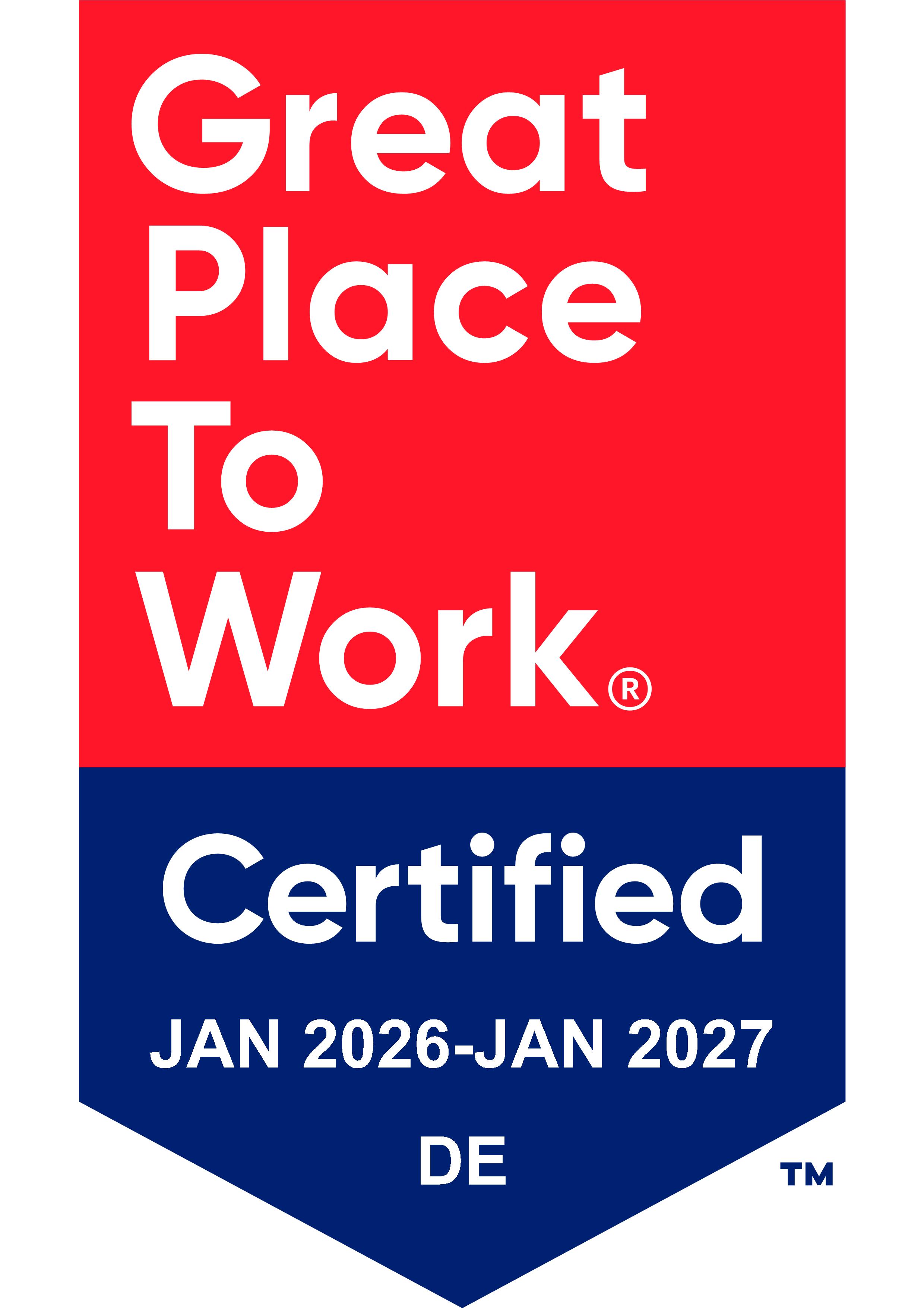均联智行荣获卓越职场®Great Place To Work®国际认证